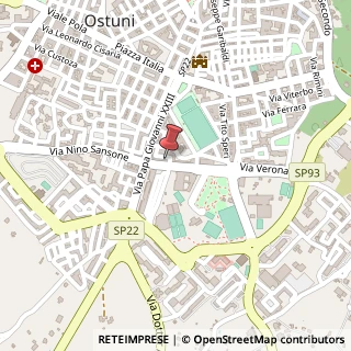 Mappa Via Monsignor G. Livrani, 36, 72017 Ostuni, Brindisi (Puglia)