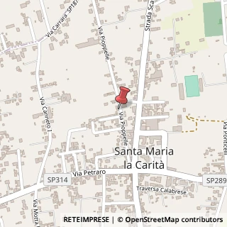 Mappa Via Pioppelle, 143/a, 80050 Santa Maria la Carità, Napoli (Campania)