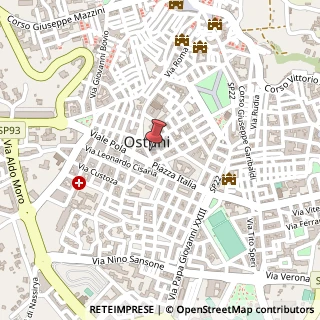 Mappa Via Ludovico Pepe, 100, 72017 Ostuni, Brindisi (Puglia)