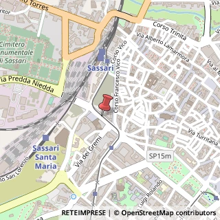 Mappa Piazza s. maria 33, 07100 Sassari, Sassari (Sardegna)
