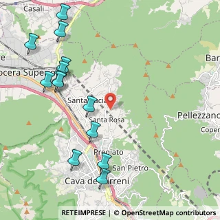 Mappa Via Anna Ferrara, 84013 Cava De' Tirreni SA, Italia (2.80692)