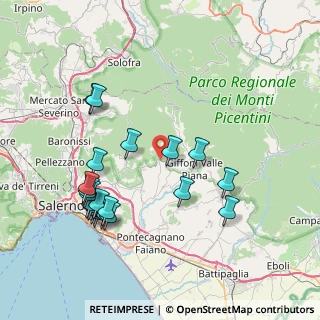 Mappa Via Convento, 84090 Giffoni Sei Casali SA, Italia (8.9185)