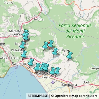 Mappa Via Convento, 84090 Giffoni Sei Casali SA, Italia (8.7175)