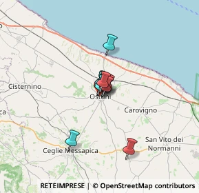 Mappa Via Leonardo Cisaria, 72017 Ostuni BR, Italia (3.03545)