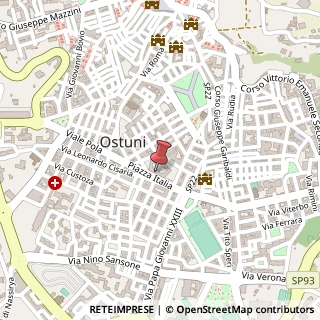 Mappa Piazza Italia, 11, 72017 Ostuni, Brindisi (Puglia)