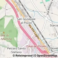 Kaart Cava de' Tirreni