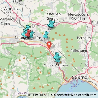 Mappa Via D'Amico Alfonso, 84013 Cava de' Tirreni SA, Italia (4.00636)