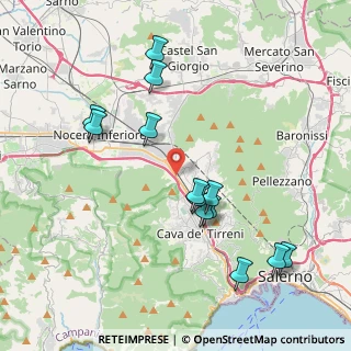 Mappa Via D'Amico Alfonso, 84013 Cava de' Tirreni SA, Italia (4.42308)