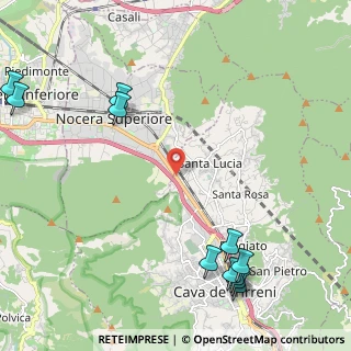 Mappa Via D'Amico Alfonso, 84013 Cava de' Tirreni SA, Italia (3.32455)