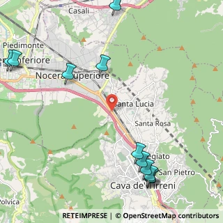 Mappa Via D'Amico Alfonso, 84013 Cava de' Tirreni SA, Italia (3.24727)