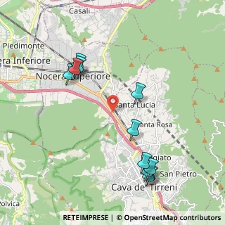 Mappa Via D'Amico Alfonso, 84013 Cava de' Tirreni SA, Italia (2.43364)