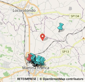 Mappa Strada Sinisi, 74015 Martina Franca TA, Italia (2.5665)