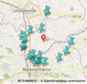 Mappa Strada Sinisi, 74015 Martina Franca TA, Italia (2.202)