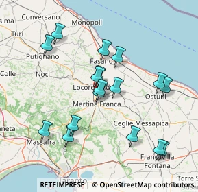 Mappa Strada Sinisi, 74015 Martina Franca TA, Italia (15.70412)