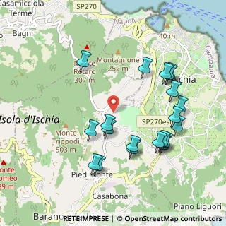 Mappa Via Giuseppe Garibaldi, 80070 Barano D'ischia NA, Italia (1.116)