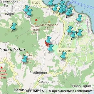 Mappa Via Giuseppe Garibaldi, 80070 Barano D'ischia NA, Italia (1.529)