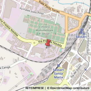Mappa Via Predda Niedda, 21, 07100 Sassari, Sassari (Sardegna)
