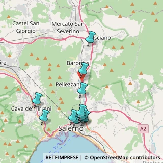 Mappa Via Nufilo, 84081 Salerno SA, Italia (4.49333)