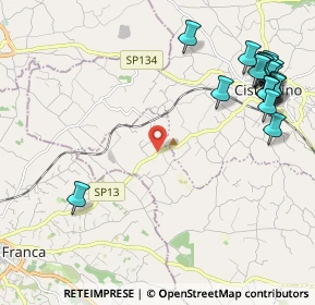 Mappa SP 13, 72017 Martina Franca TA (3.02)