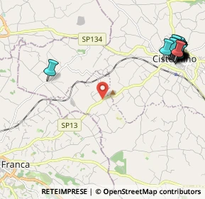 Mappa SP 13, 72017 Martina Franca TA (3.2335)