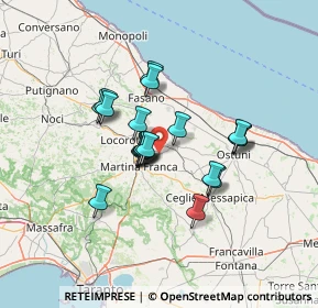 Mappa SP 13, 72017 Martina Franca TA (10.9165)