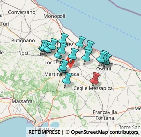 Mappa SP 13, 72017 Martina Franca TA (10.829)