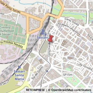 Mappa Corso Francesco Vico, 07100 Sassari SS, Italia, 07100 Sassari, Sassari (Sardegna)