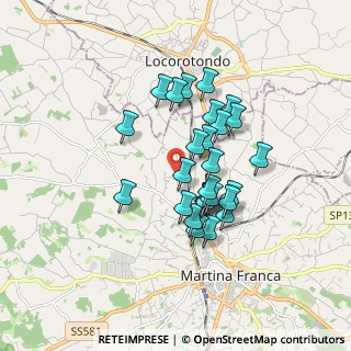 Mappa Str. Cupa-Battaglini Zona A, 74015 Martina Franca TA, Italia (1.48889)