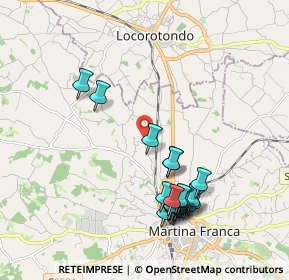 Mappa Str. Cupa-Battaglini Zona A, 74015 Martina Franca TA, Italia (2.192)