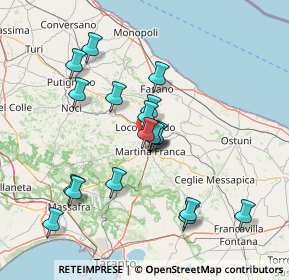 Mappa Str. Cupa-Battaglini Zona A, 74015 Martina Franca TA, Italia (14.43316)