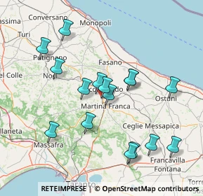 Mappa Str. Cupa-Battaglini Zona A, 74015 Martina Franca TA, Italia (15.91625)