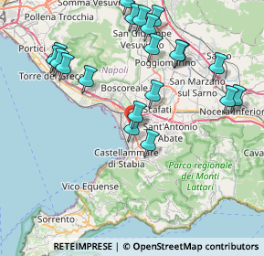 Mappa Via S. Benedetto, 80053 Castellammare di Stabia NA, Italia (9.4415)