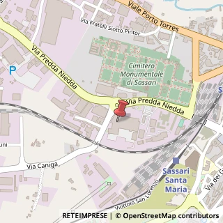 Mappa Via Caniga, 1, 07100 Sassari, Sassari (Sardegna)