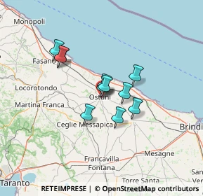 Mappa Via Venezia, 72017 Ostuni BR, Italia (9.85273)