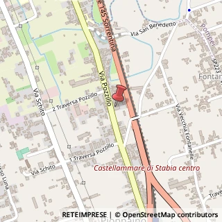 Mappa Via Pozzillo, 40, 80053 Castellammare di Stabia, Napoli (Campania)