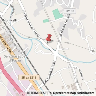 Mappa Via delle Arti e dei Mestieri, 6, 84013 Cava de' Tirreni, Salerno (Campania)