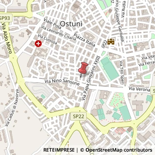 Mappa Via Armando Diaz, 128, 72017 Ostuni, Brindisi (Puglia)