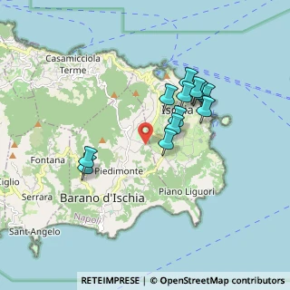 Mappa Via Vicinale Frantetetto, 80070 Barano D'ischia NA, Italia (1.6325)
