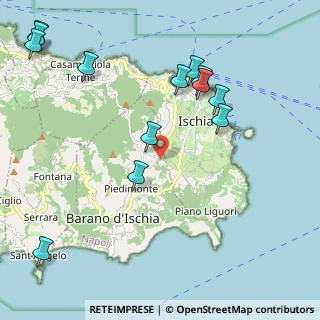 Mappa Via Vicinale Frantetetto, 80070 Barano D'ischia NA, Italia (2.98923)