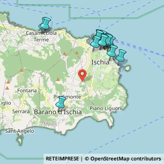 Mappa Via Vicinale Frantetetto, 80070 Barano D'ischia NA, Italia (2.322)