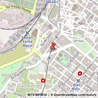 Mappa Corso Gio Maria Angioy, 25, 07100 Sassari, Sassari (Sardegna)