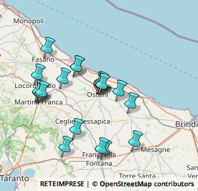 Mappa Piazza Genova, 72017 Ostuni BR, Italia (14.5625)