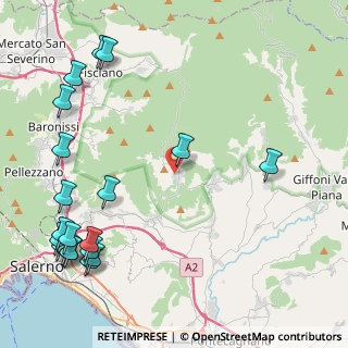 Mappa Via Casa della Calce, 84090 Castiglione del Genovesi SA, Italia (6.54)