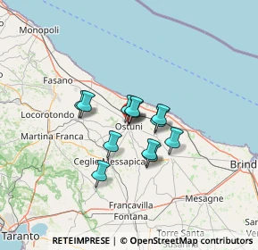 Mappa Via Erminio Continelli, 72017 Ostuni BR, Italia (8.99333)