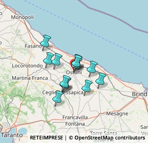 Mappa Via Erminio Continelli, 72017 Ostuni BR, Italia (9.50077)