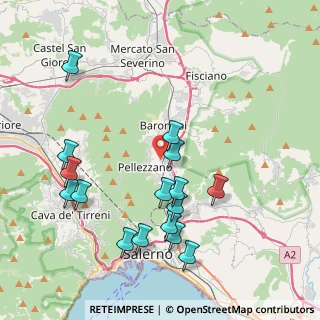 Mappa Via Casignano, 84081 Salerno SA, Italia (4.60875)