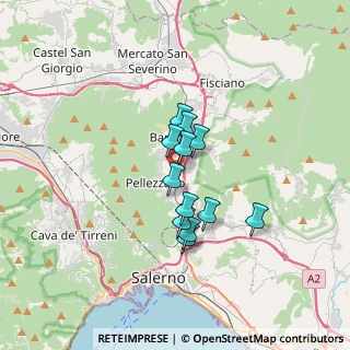 Mappa Via Lisca, 84081 Salerno SA, Italia (2.54667)