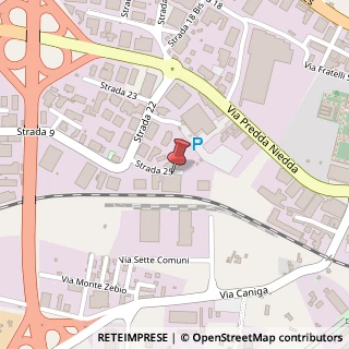 Mappa Via Predda Niedda Strada 25, 22, 07100 Sassari, Sassari (Sardegna)