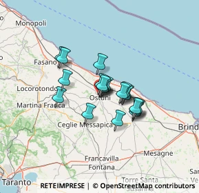 Mappa Via Monte Sarago, 72017 Ostuni BR, Italia (9.089)