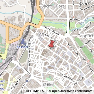 Mappa Corso Vittorio Emanuele II, 167, 07100 Sassari, Sassari (Sardegna)